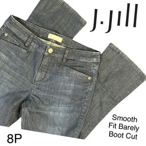 J. jill Barely Boot Cut Smooth Fit Denim size 8P petite 🖤